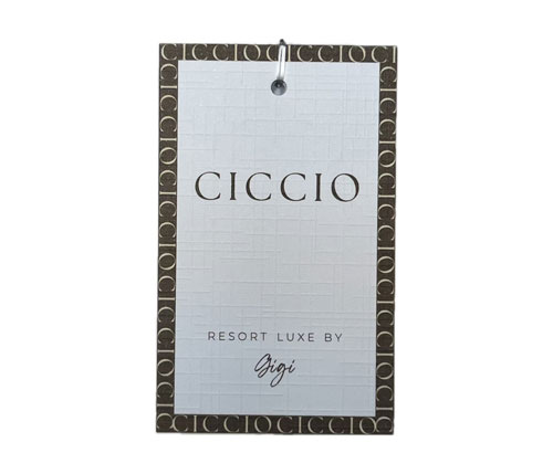 Ciccio hangtag